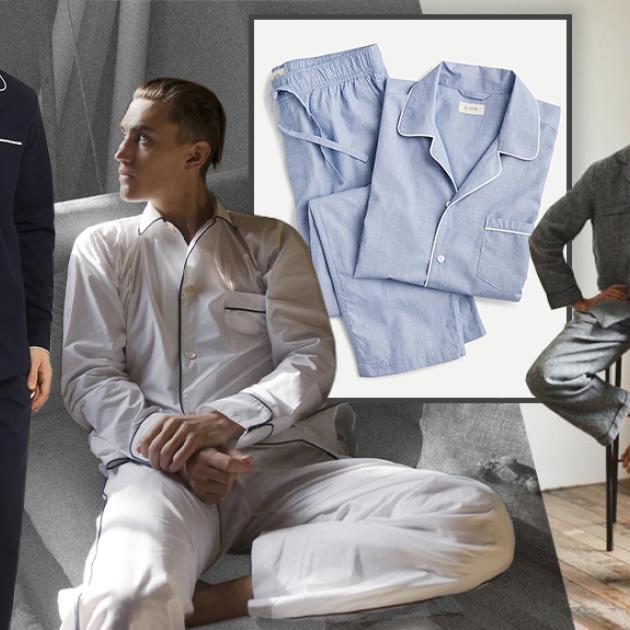 Men's silk pyjamas marks and online spencer